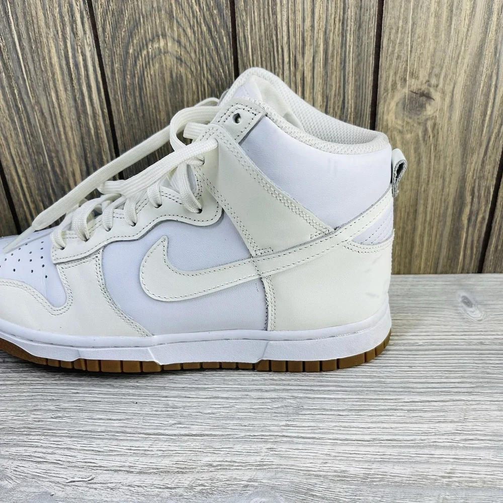 Nike Women's Sneakers Dunk High 'Sail Gum' DD1869-109 Size 7